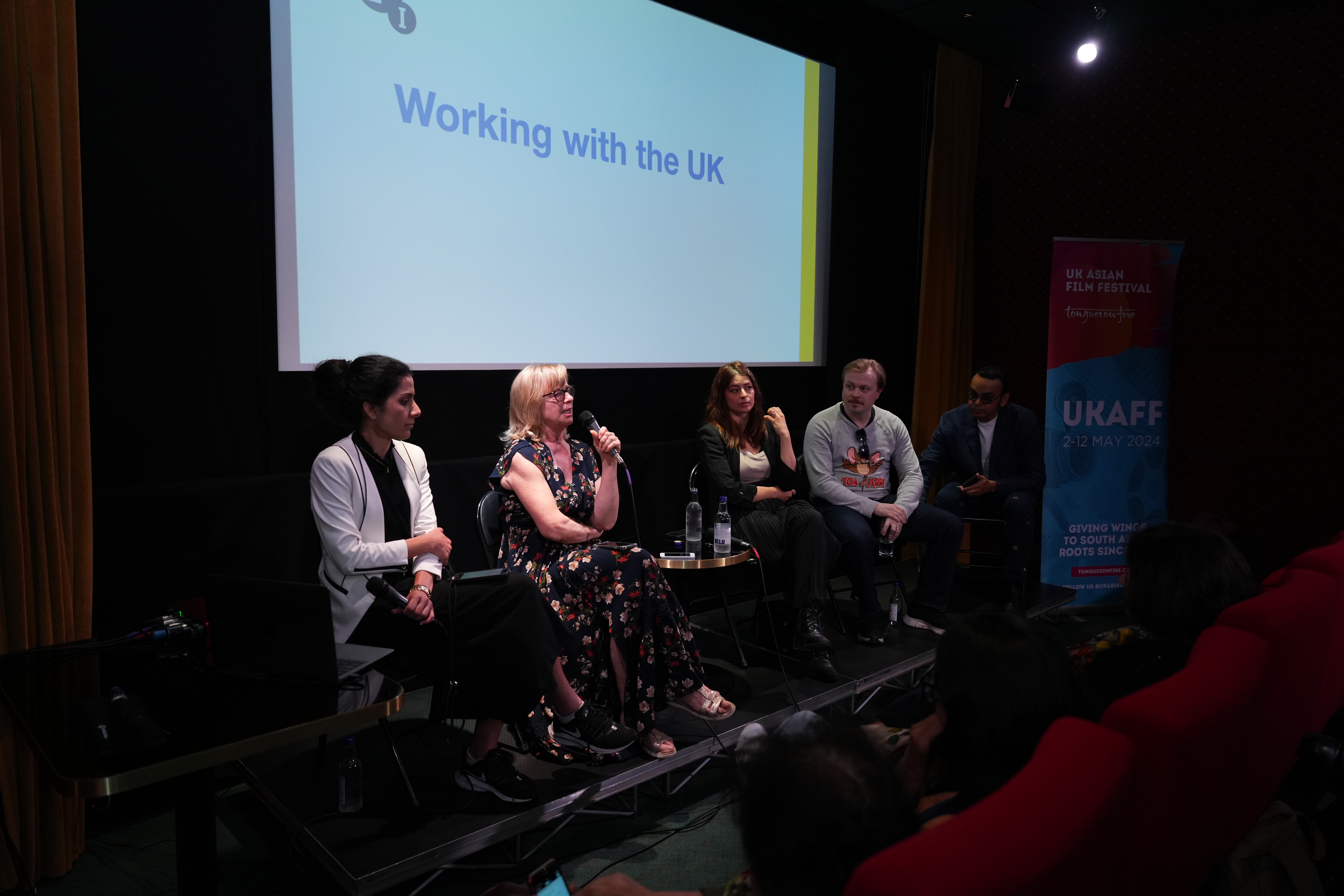 Panel discussion titled Working with the UK at the UK Asian Film Festival